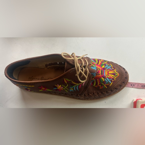 Agave Girl Embroidered Otomi Loafers G88-20 - Picture 10 of 11